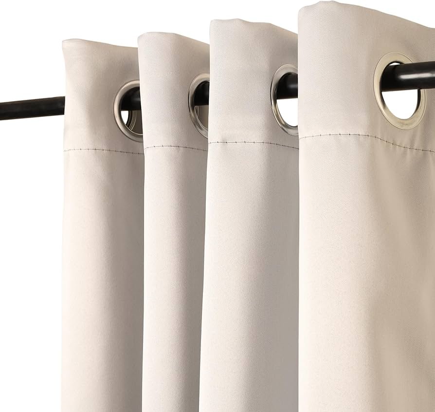 lavado de cortinas de argollas de metal